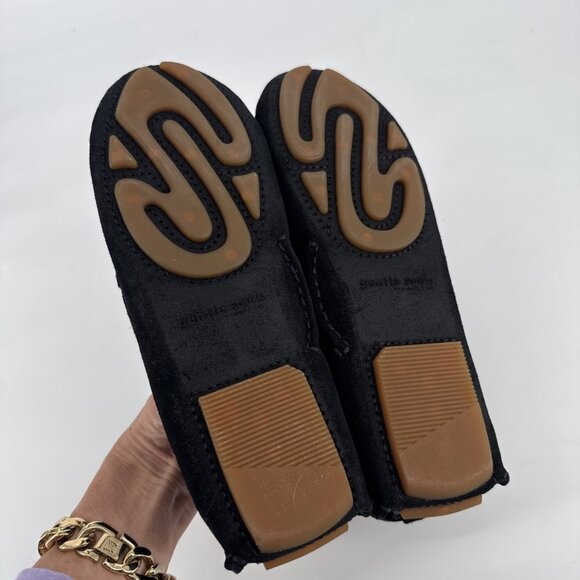 Gentle Souls Women’s Size 6.5 Mina Driver Black Suede Slip On Flats Shoes Comfy - Picture 8 of 8
